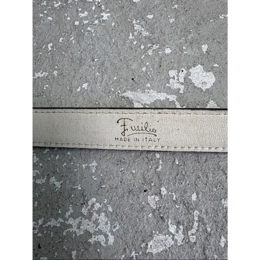 Emilio Pucci vintage 1970s white belt